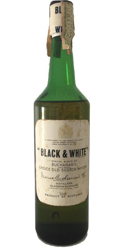 black and white whisky review