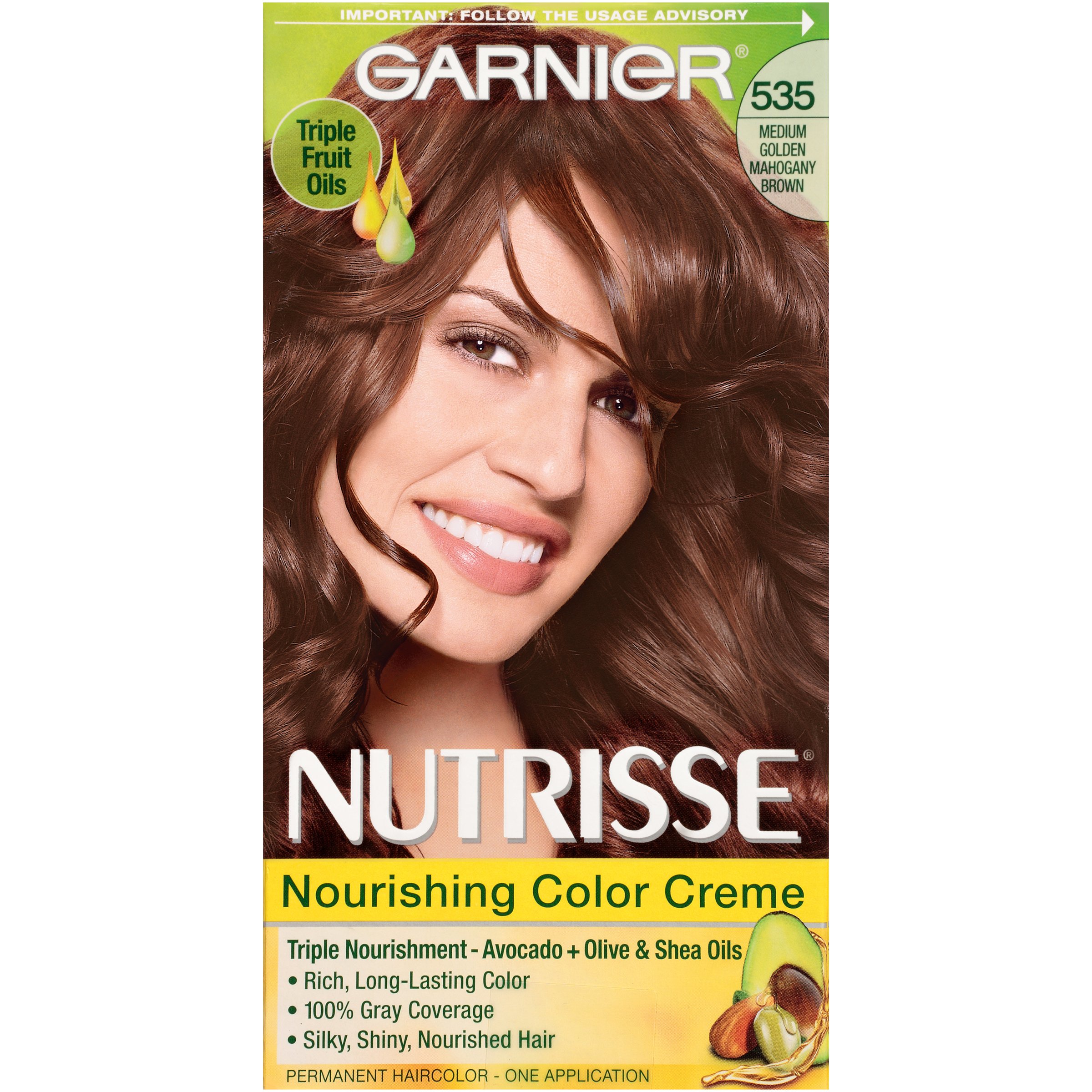 garnier dark brown hair color review