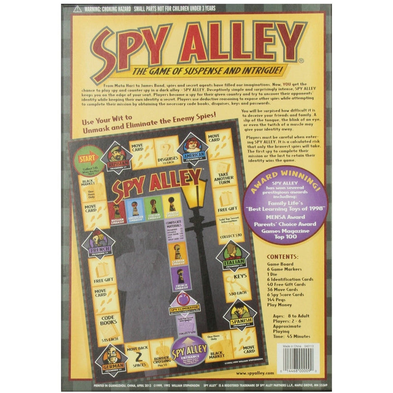 spy alley board game review