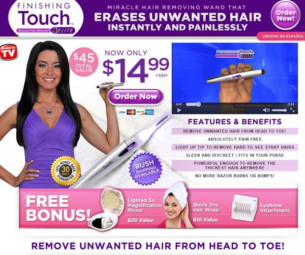 finishing touch diamond hair remover reviews