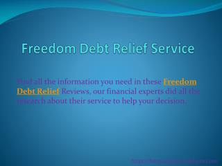 freedom debt relief reviews bbb