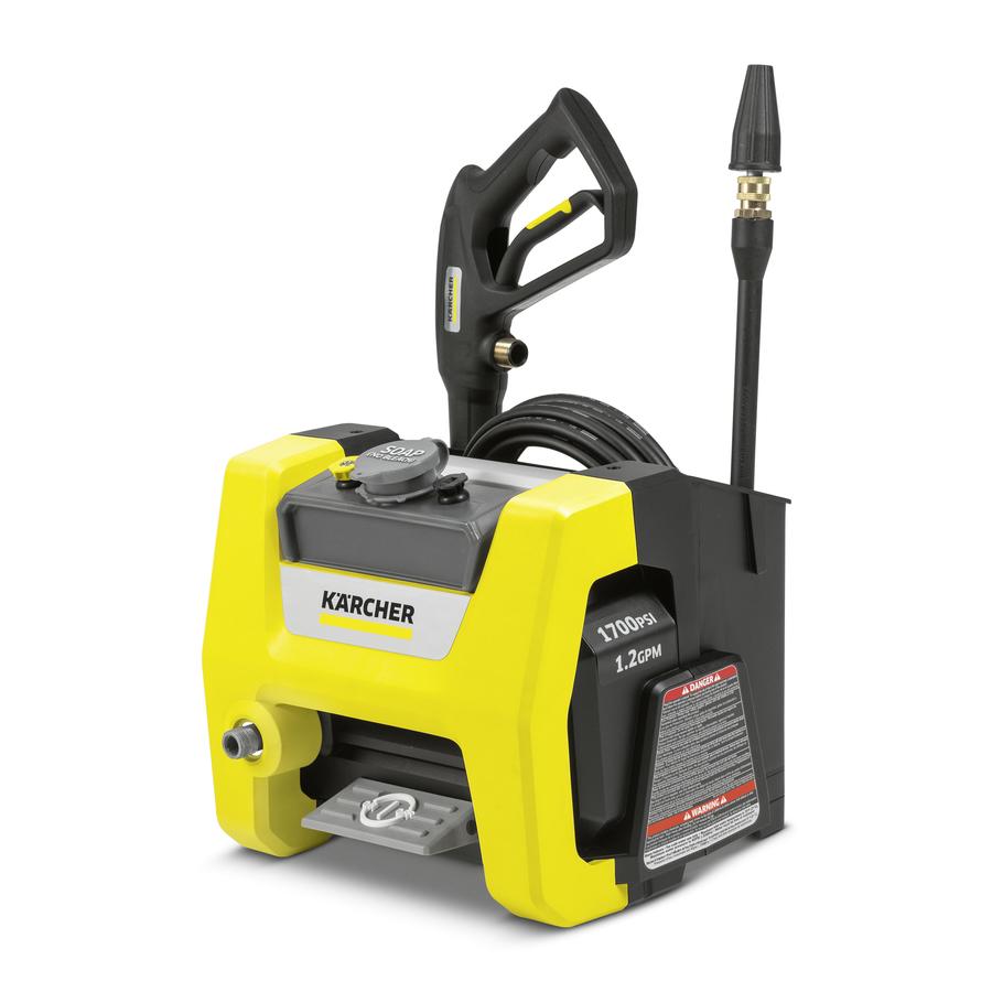 karcher 1800 psi electric pressure washer review