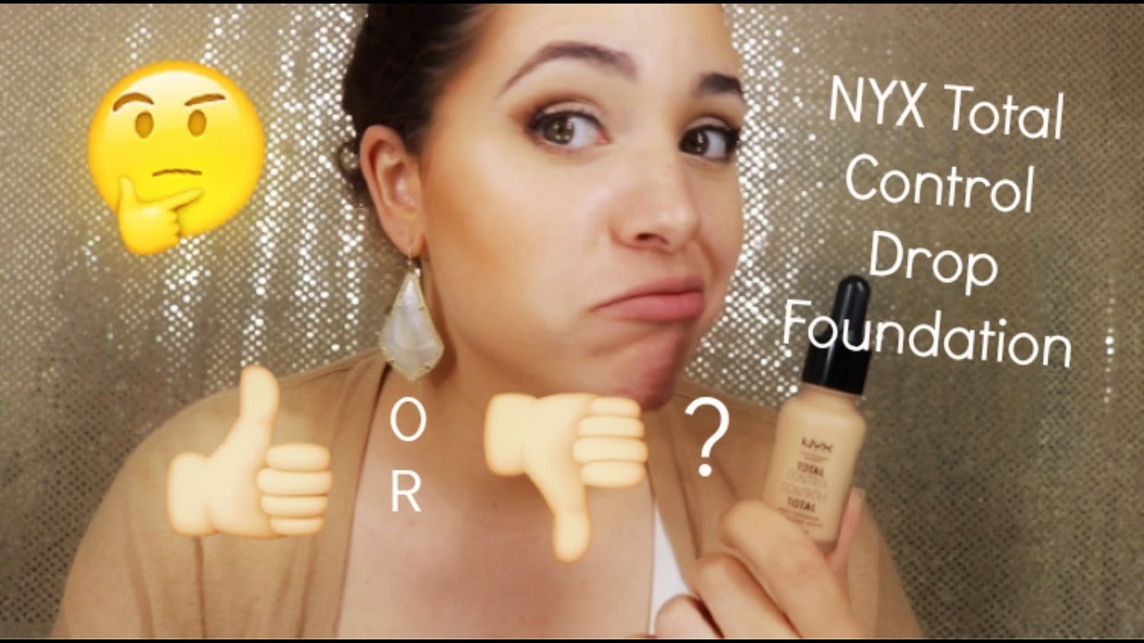 nyx total control drop foundation review