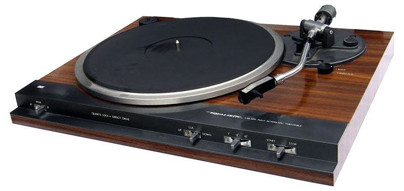 realistic lab 500 turntable review